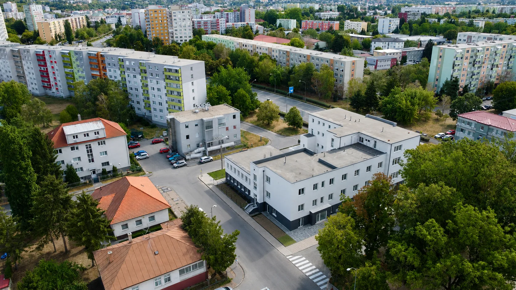 Loft Park Levice — exteriér budovy